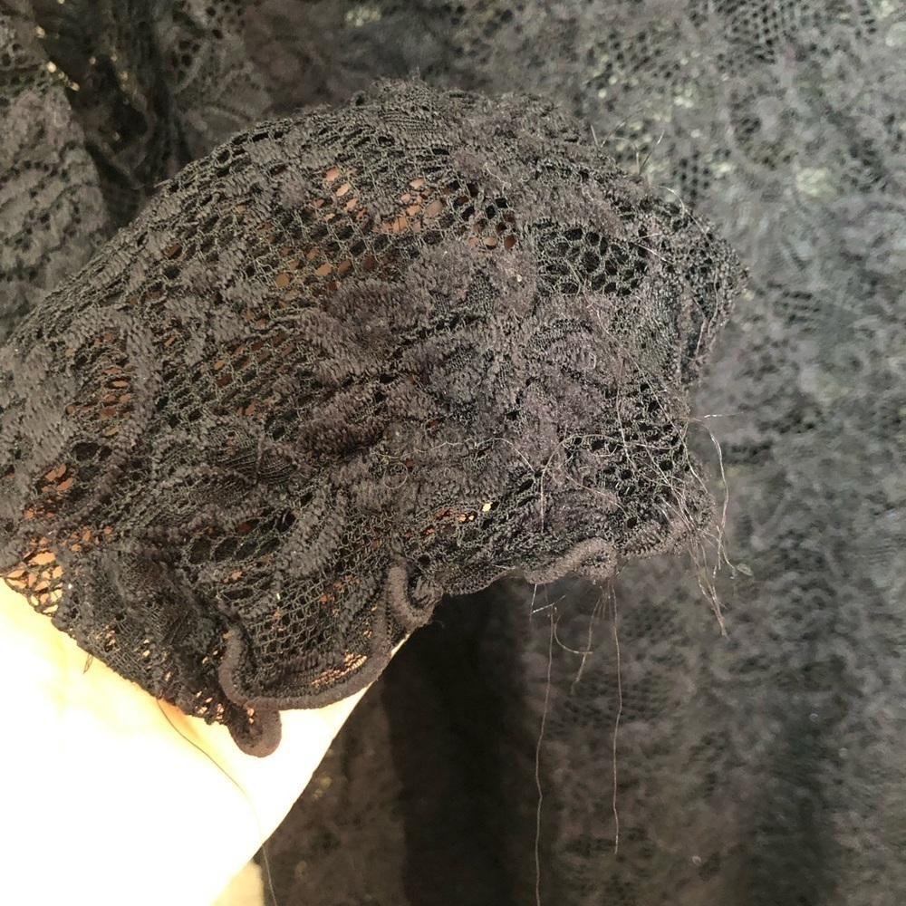 Torrid Black Lace Tunic or Cover Up Size 3X - Picture 4 of 9